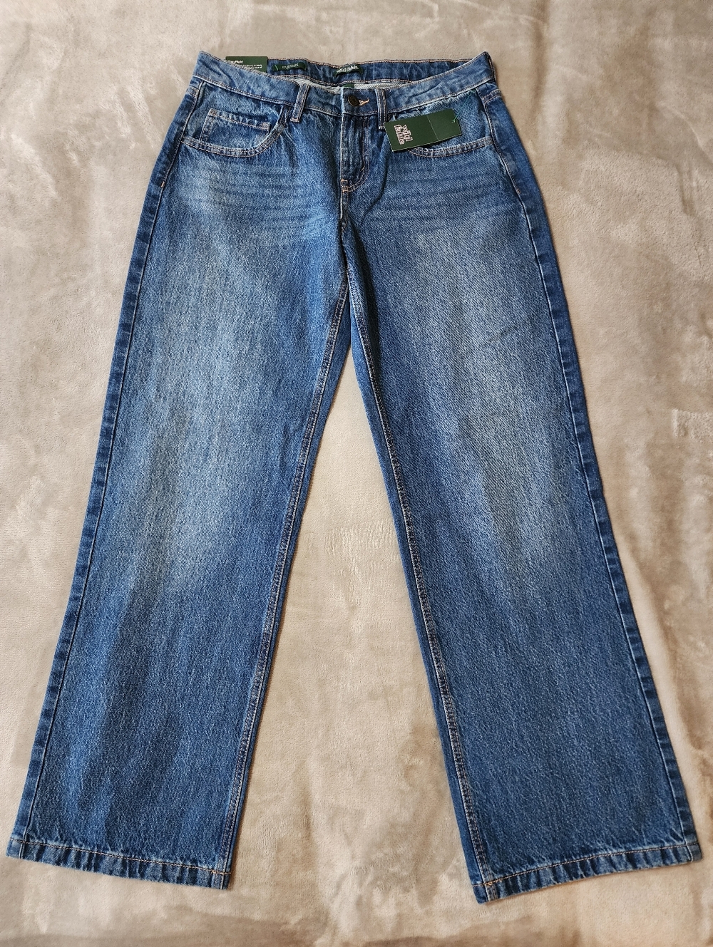 Low Rise Straight Leg Jeans Y2K Medium Wash | Wild Fable Size 8